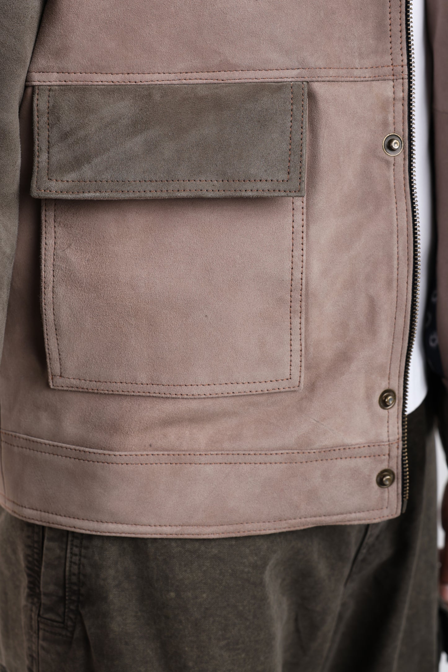 Classic Suede Leather Jacket Patch