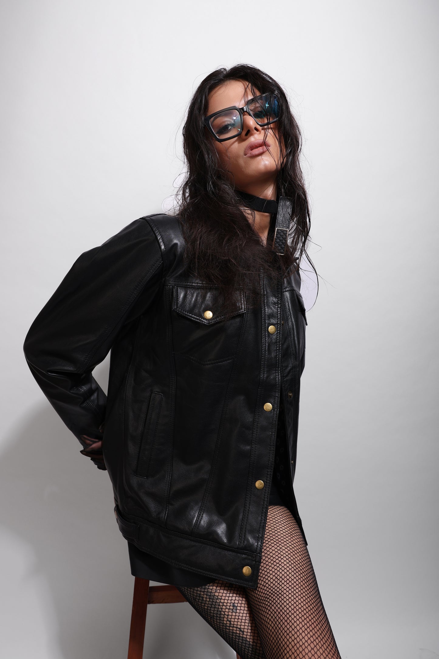 Classic Leather Jacket Black