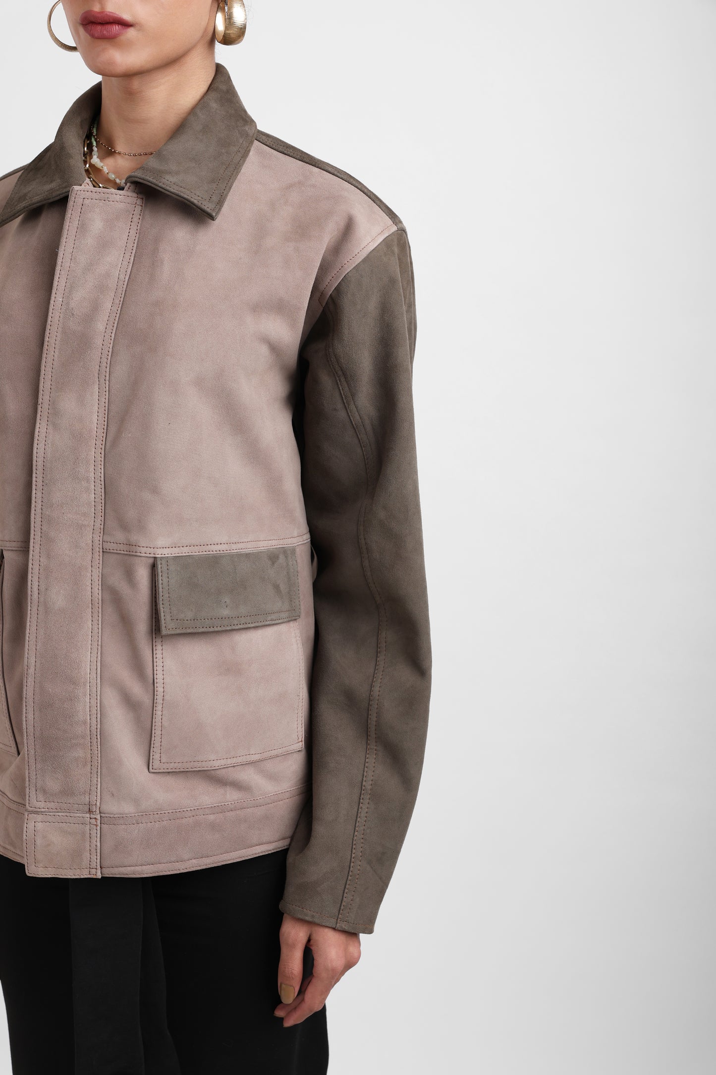 Classic Suede Leather Jacket Patch