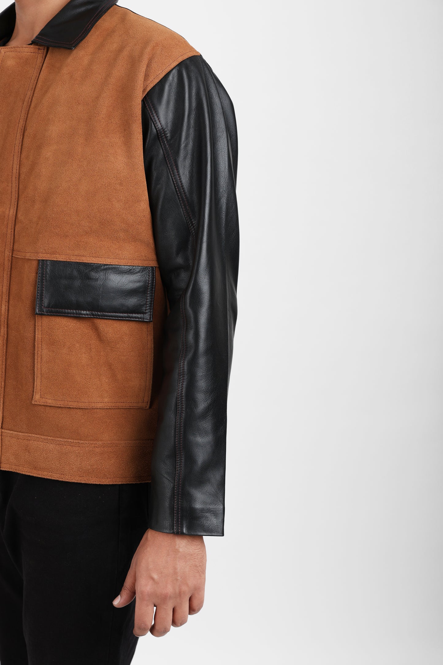 Classic Suede Leather Jacket Patch