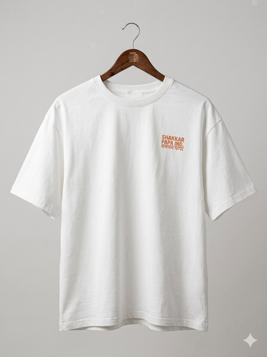 Shakkar Papa SIGNATURE – Boxy Fit Tee